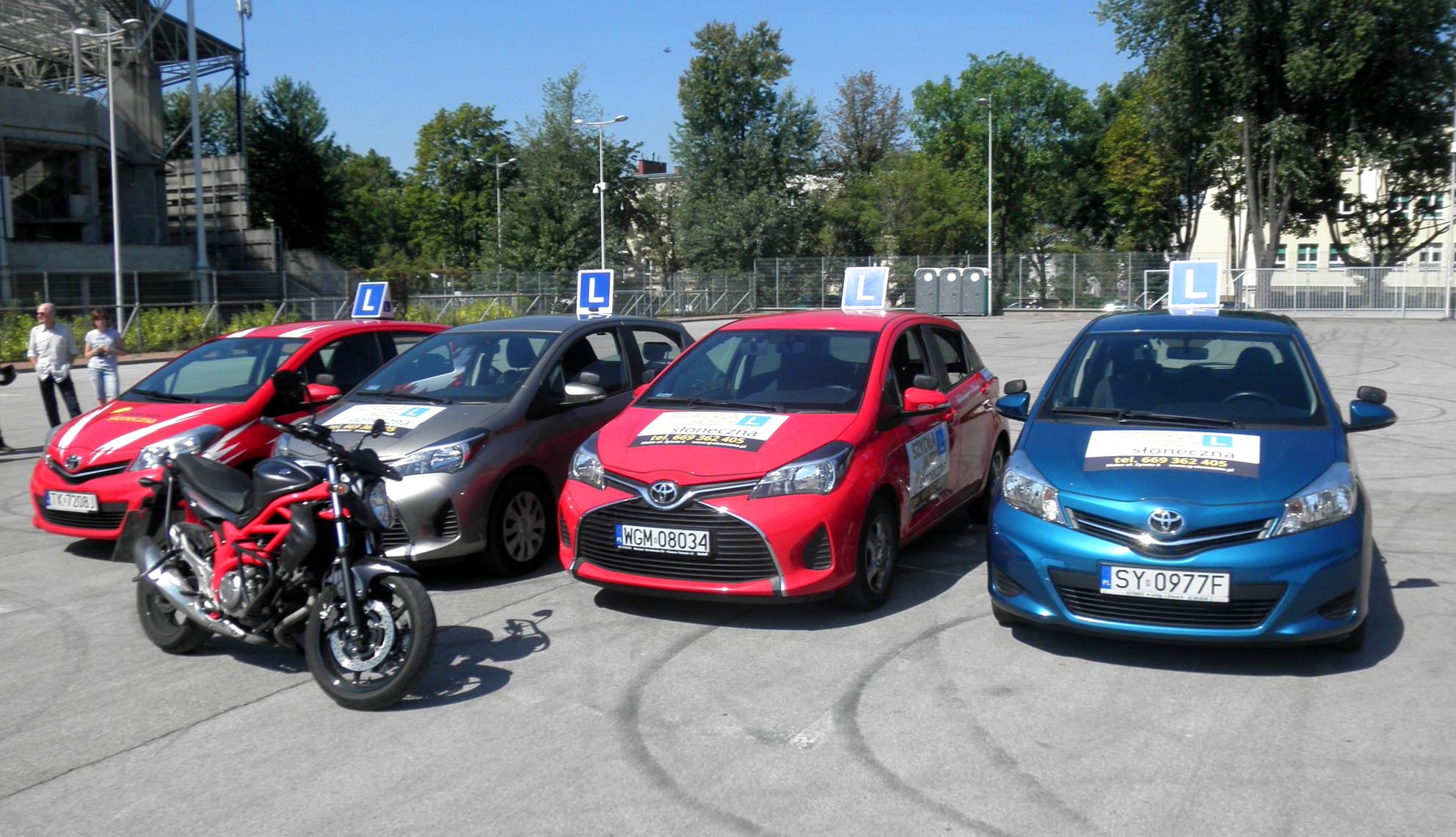 Pojazdy ze Słonecznej Szkoły Jazdy