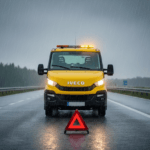Dlaczego nowoczesne samochody wymagają innego podejścia do serwisowania niż 10 lat temu żółta Iveco laweta
